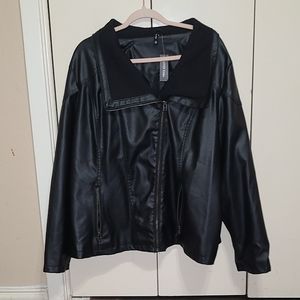 Faux Leather Jacket